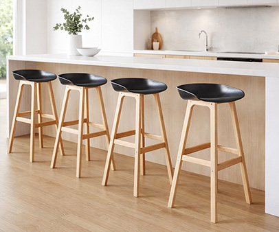 Lot de 4 tabourets de bar_Bera